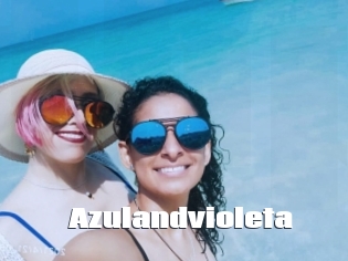 Azulandvioleta